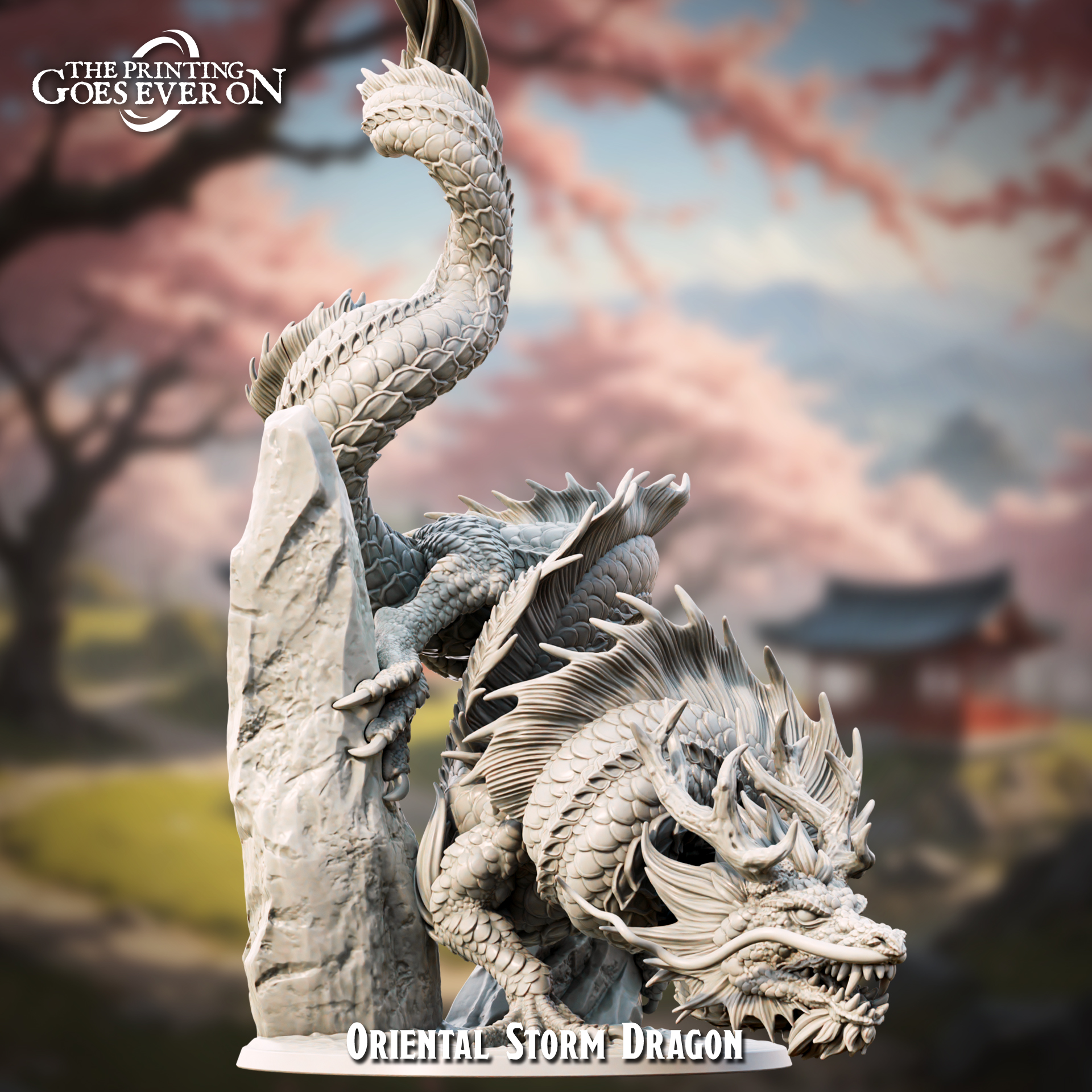 Oriental Storm Dragon - Presupported